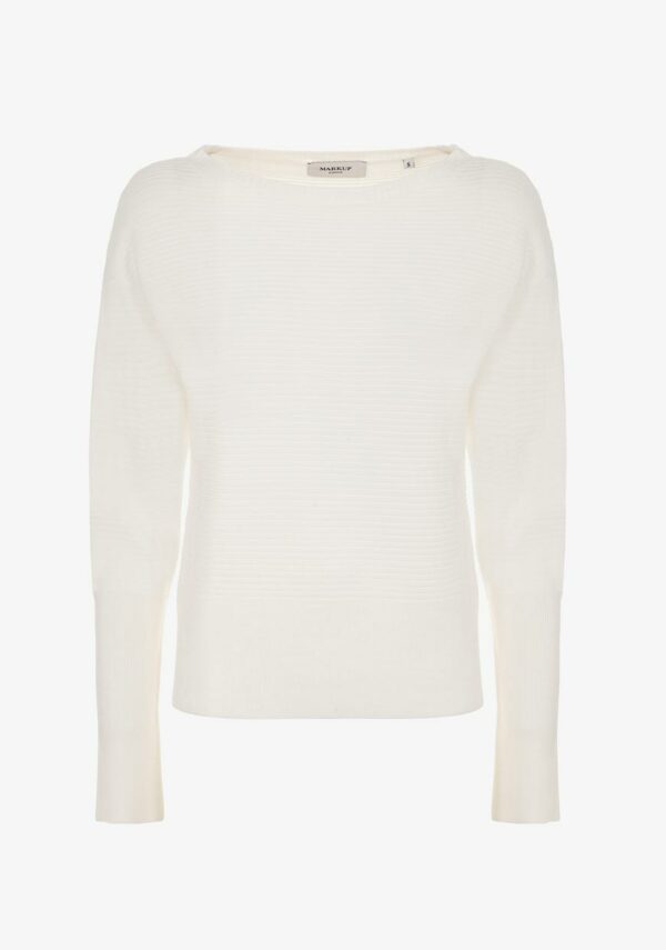 Pullover girocollo punto links