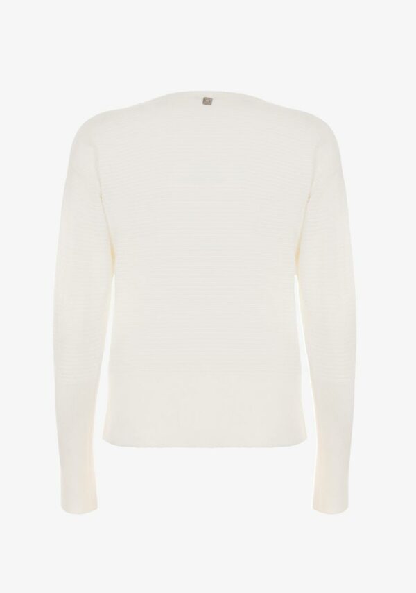 Pullover girocollo punto links