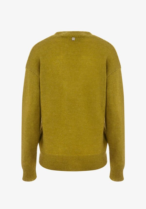Pullover in misto mohair