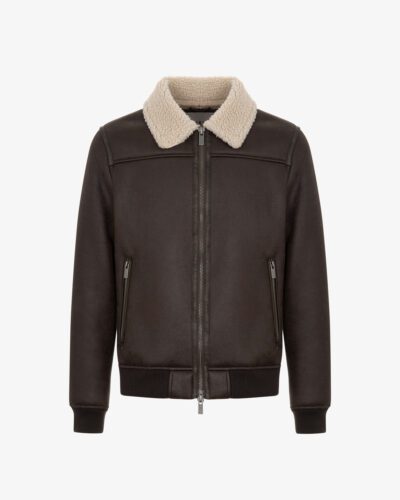 Giubbotto shearling aviatore