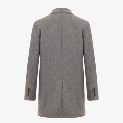 Cappotto monopetto pettorina