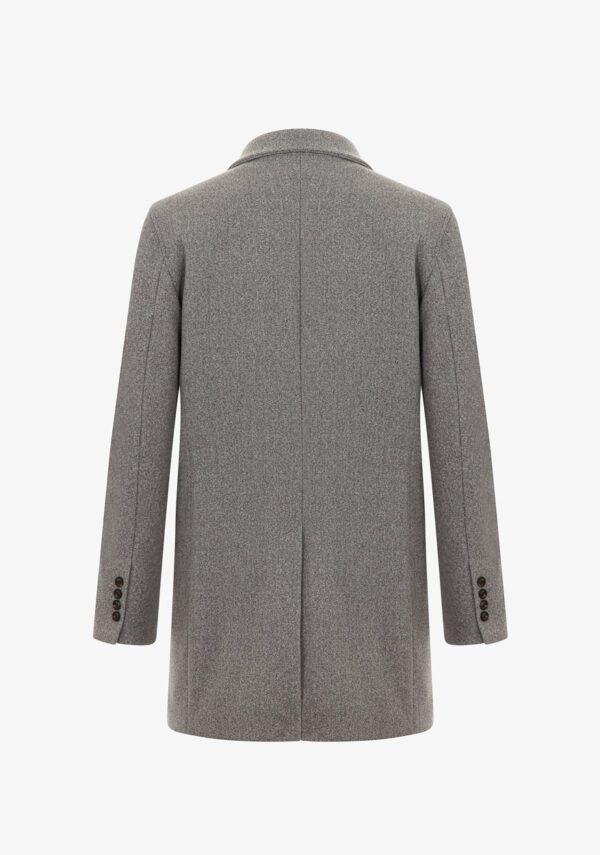Cappotto monopetto pettorina