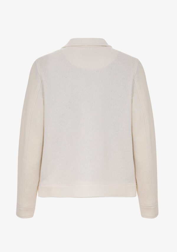 Overshirt lana cotta