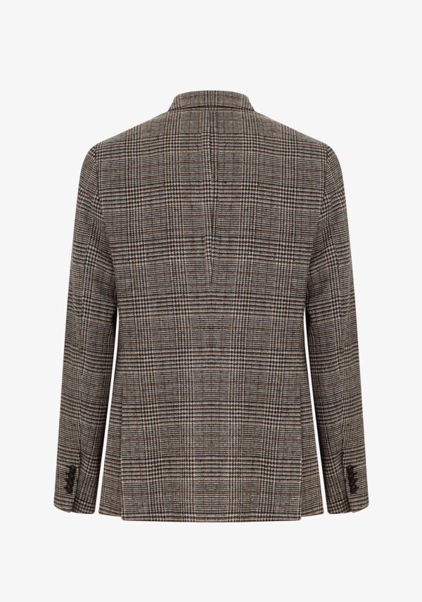 Blazer monopetto check