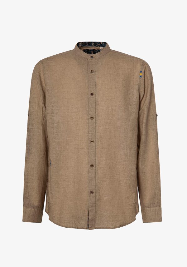 Camicia lino cotone