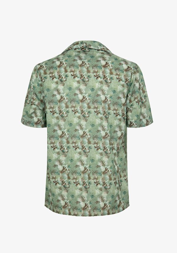 Camicia cotone lino stampata