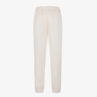 Pantalone straight in tessuto fluido