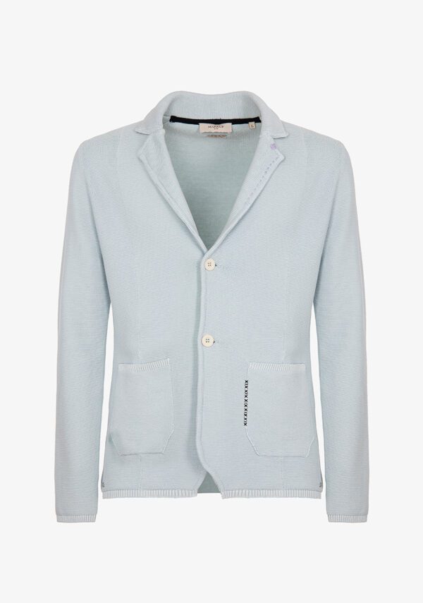 Blazer punto piquet stone wash