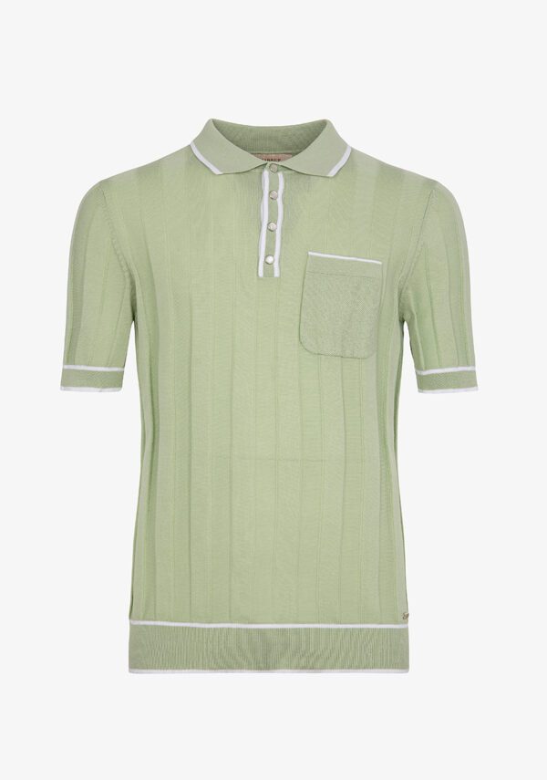 Polo mezza manica coste larghe