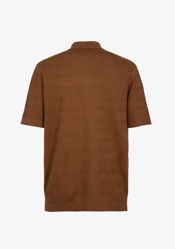 Camicia punto misto lino