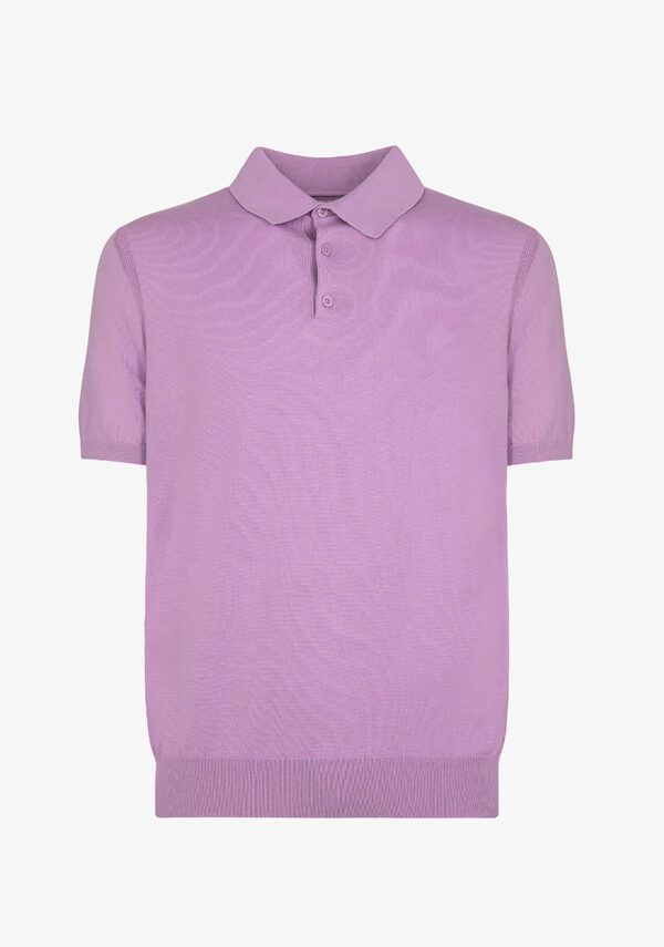Polo mezza manica cotone seta