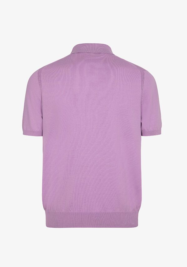 Polo mezza manica cotone seta