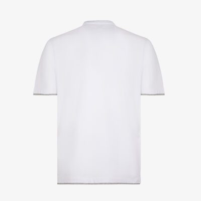 Serafino jersey con contrasti