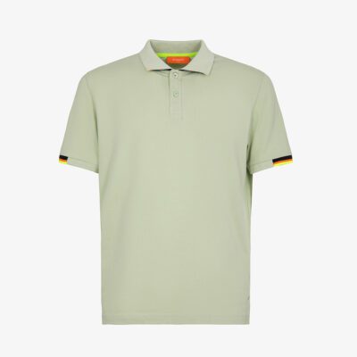 Polo piquet stretch dettaglio multicolor