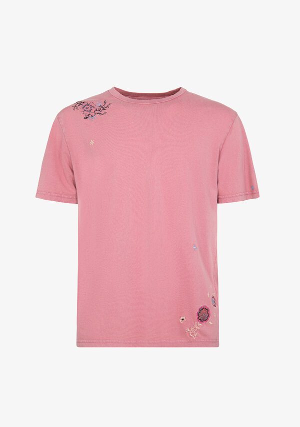 Girocollo mezza manica jersey tinto capo