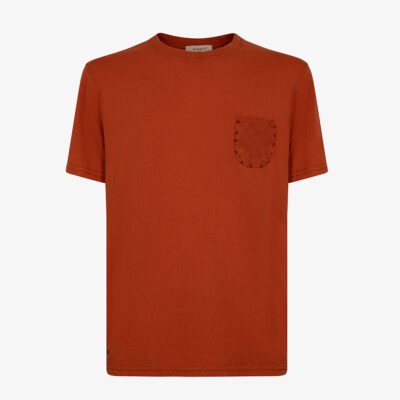 Girocollo mezza manica jersey tinto capo