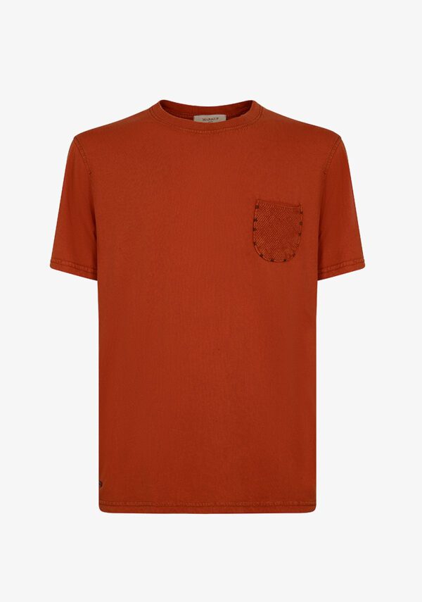 Girocollo mezza manica jersey tinto capo