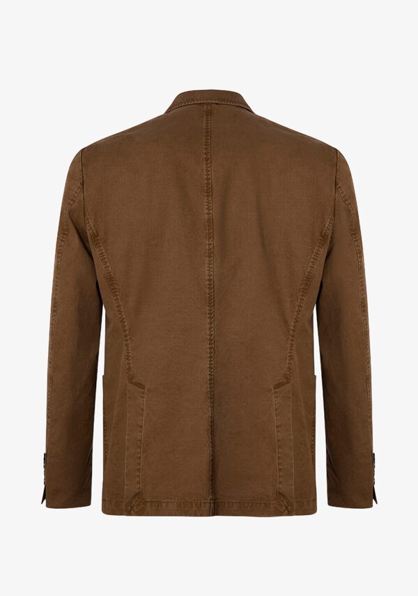 Blazer monopetto gabardina tinto capo