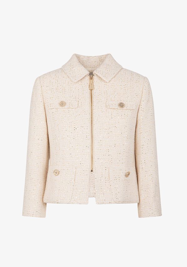 Giacca in tessuto tweed
