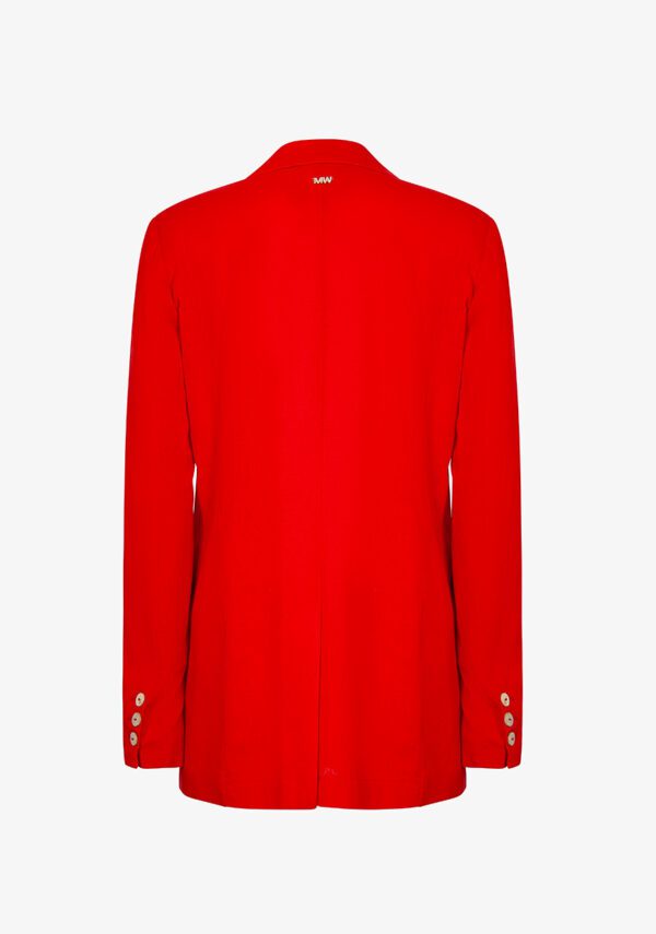 Blazer in misto lino