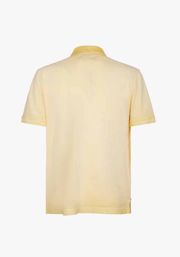 Polo mezza manica piquet tinto freddo taschino maglia
