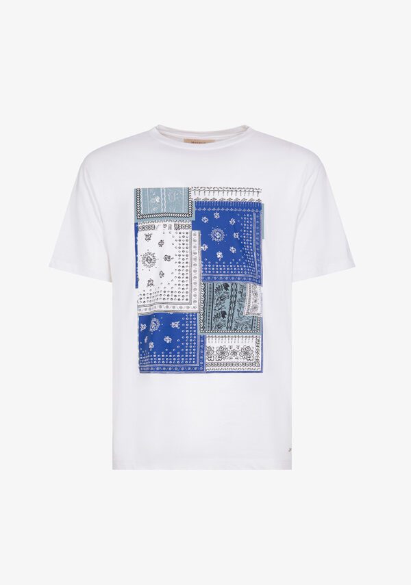 Girocollo jersey stampa bandana