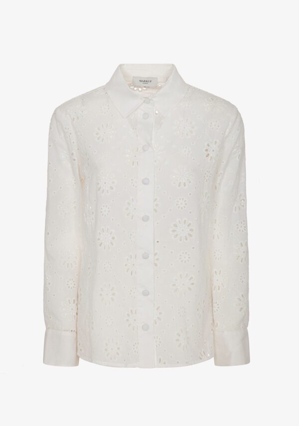 Camicia in pizzo sangallo