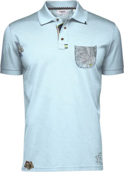 Polo piquet stampato