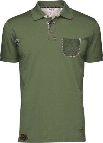 Polo piquet stampato