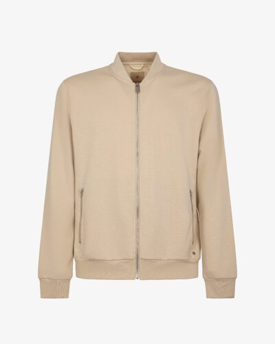 Felpa bomber zip