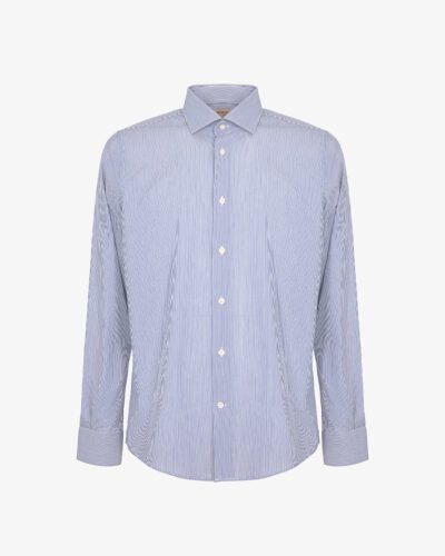 Camicia collo francese riga