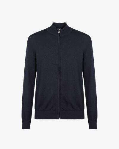 Lupetto con zip in viscosa