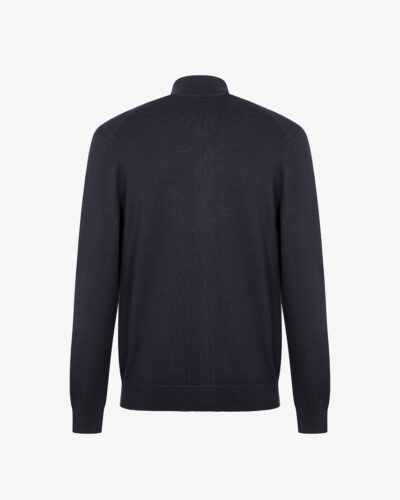 Lupetto con zip in viscosa