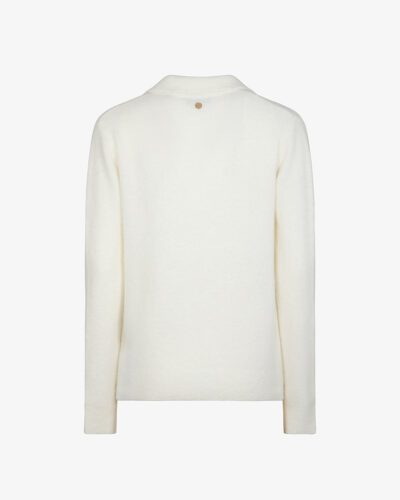 Polo scollo V manica lunga