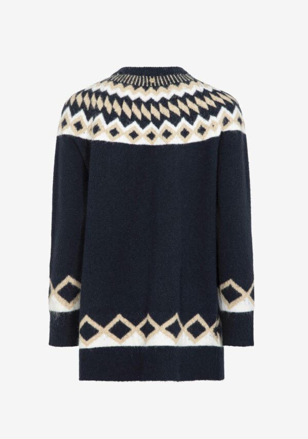 Cardigan over lurex