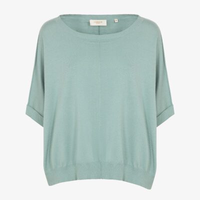 Maglia over manica corta viscosa