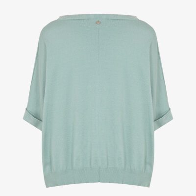 Maglia over manica corta viscosa
