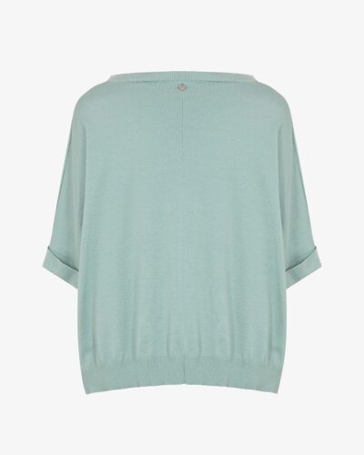 Maglia over manica corta viscosa
