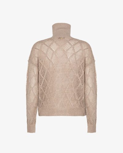 Cardigan traforato lurex