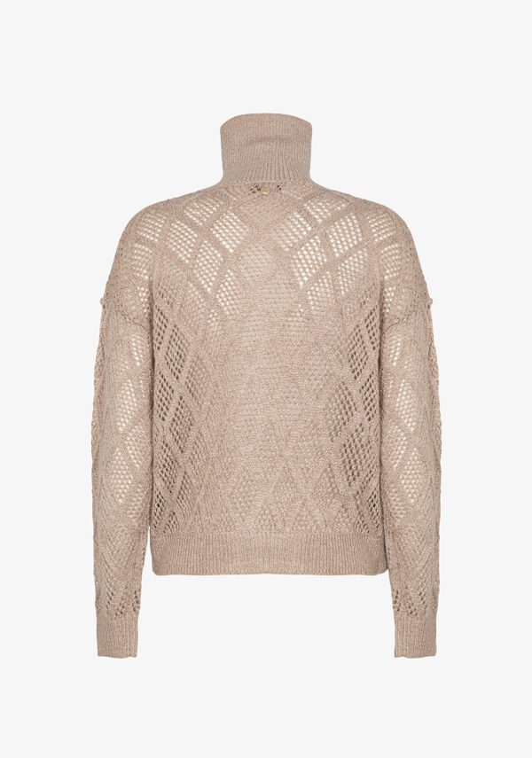 Cardigan traforato lurex