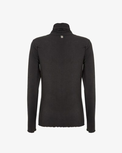 T-shirt lupetto misto caschmere