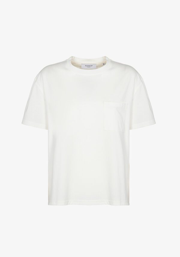 T-shirt jersey con taschino
