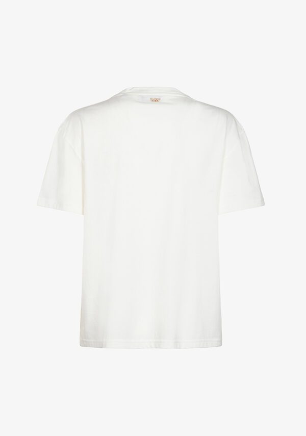 T-shirt jersey con taschino