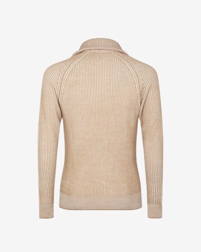 Lupetto zip maglia inglese