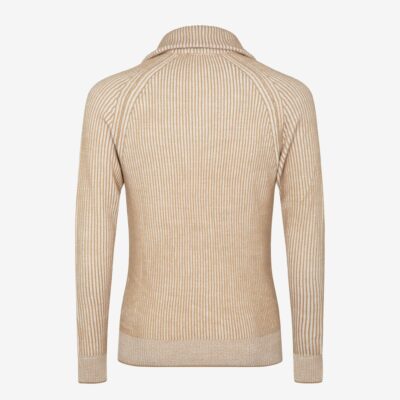 Lupetto zip maglia inglese
