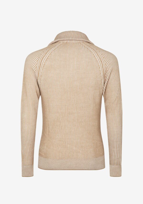 Lupetto zip maglia inglese