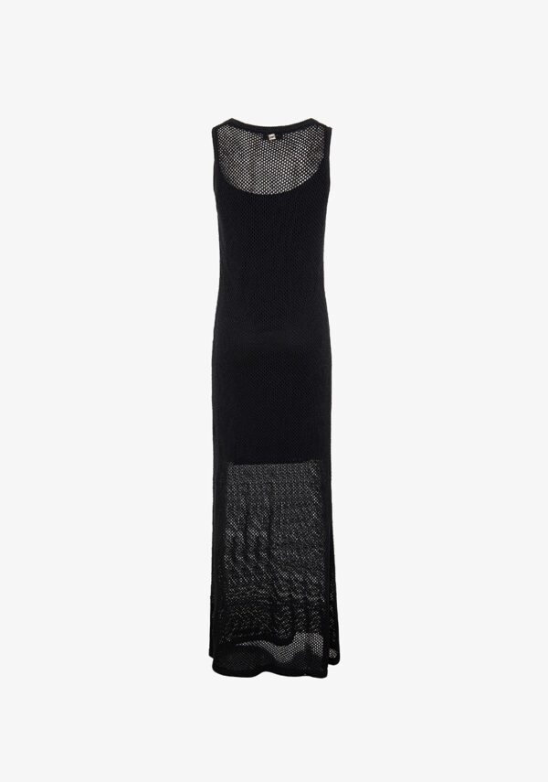 Vestito lungo con traforo