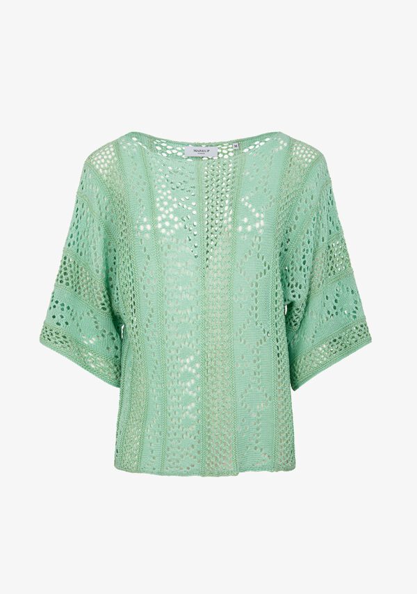Maglia in cotone lurex