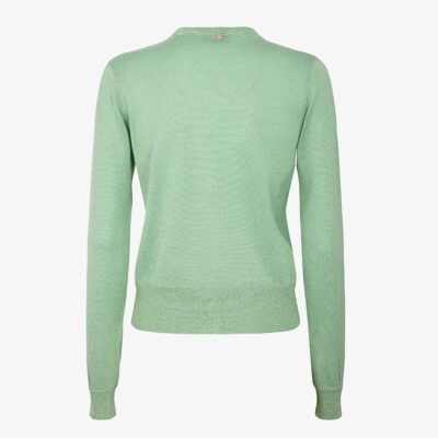 Cardigan in viscosa lurex