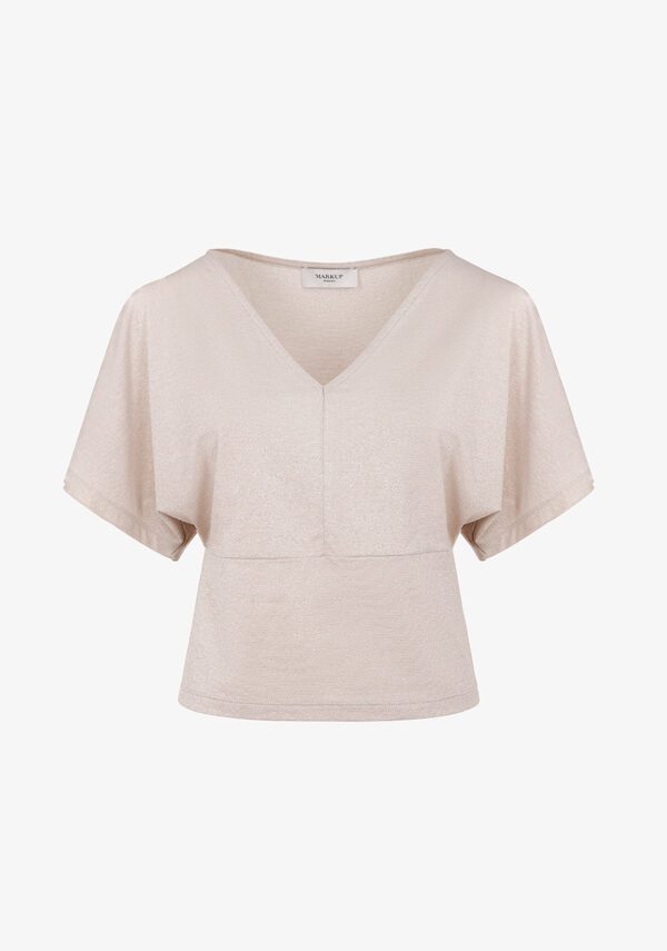 Blusa in maglina lurex